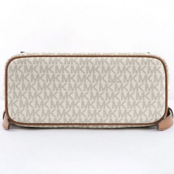 MICHAEL KORS Kenly Medium Backpack Signature Vanilla Bag - Picture 6 of 10